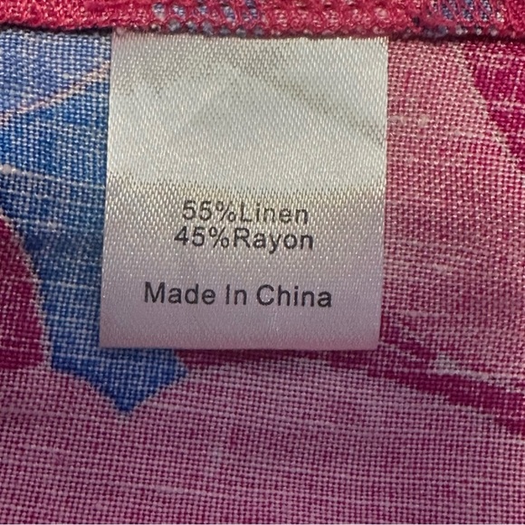 Tuckernuck Cameran Eubanks Wild Azalea Edisto Dress Pink Blue Ruffle - Picture 11 of 12